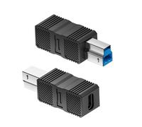 Générique Adaptateur Externe pour Disque Dur - Convertisseur USB B 3.0 - Connecteur Plug & Play, Convertisseur de de Données Rapide pour Scanner, Station d'accueil et Ordinateur