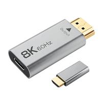 Générique Adaptateur Femelle Mâle - Convertisseur Affichage HD 8K | Adaptateur 60Hz pour Ordinateur,pour Tablette Téléphone Ordinateur Moniteur Projecteur Console De Jeu