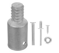 Générique Adaptateur Fileté Compact et Facile à Assembler en Alliage D'aluminium Couleur Argenté pour Manche de Balai et Mop pour Usage Commercial et Domestique