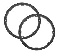 Générique Adaptateur Haut-Parleur Voiture 2pcs 6.5 Pouces PVC Speaker Améliore L'expérience Audio Compatible Plupart des Véhicules