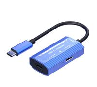 Générique Adaptateur Lunettes USB C | Concentrateur USB C pour Lunettes AR | Chargeur 100W, Prise en Charge 4K@60Hz, Branchement Direct pour Smartphones et Projecteurs