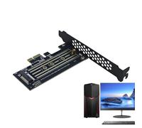 Générique Adaptateur M.2 PCIe - Connecteur enfichable haute vitesse,Adaptateur M.2 - pour ordinateur de bureau et ordinateur portable compatible carte mère usage domestique