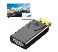 Générique Adaptateur Mini - Convertisseur 4K60 Hz DP, Prend en Charge La Transmission Vidéo Et Audio, Haute Résolution, Taux De Rafraîchissement De 60 Hz, Compatible avec Les Moniteu