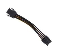 Générique Adaptateur PCIe 6 Broches ATX12V 8 Broches, Adaptateur | Câble d ' extension de cordon d ' alimentation, 6P à 8P, 6 broches à 8 broches, connexion C pour châssis, carte vidéo,