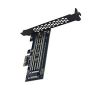 Générique Adaptateur PCIe M.2 | Connecteur Plug And Play De Haute Vitesse | Mise à niveau de stockage PC | Pour ordinateur portable maison femmes hommes PC carte mère ordinateur de bureau