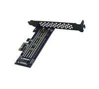 Générique Adaptateur PCIe M2 - Carte d'extension M.2 Plug Play haute vitesse, cartes de conversion PCIe M.2, mise à niveau de la carte mère d'ordinateur portable de bureau, systèmes compatibles d'