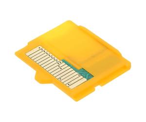 Générique Adaptateur pour Carte Mémoire vers Jaune, Compatible Microsd/microsdhc Jusqu'à 8 Go, Adaptateur pour Appareil Photo Olympus, Lecteur de Cartes Mémoire Externe, Usage Électronique