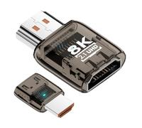Générique Adaptateur pour Moniteur,Connecteur de Conion Bidirectionnel 60 Hz 8K,Convertisseur Vidéo Mâle Femelle | pour Moniteur Ordinateur Portable TV Vidéo Salle D'Étude Salle De Cinéma Et Jeux