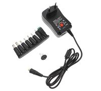 Générique Adaptateur Secteur Régulé 30W Multi-Tension Ac100-240V à 8 Prises DC 12V Alimentation à Découpage pour Routeurs Haut-Parleurs et Bandes LED