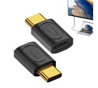 Générique Adaptateur Type-C Type-C 8K, Adaptateur USB 40 Gbit/s - Adaptateur 40 Gbit/s 240 W pour Ordinateur, de Transmission électronique Rapide pour la Maison, Les Voyages, Les Voyages d'affa