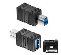 Générique Adaptateur USB B - Convertisseur De Connecteur D'imprimante USB 3.0, Câble De TRANSFERTt De Données Haute Vitesse Plug and playy, Dispositif De Liaison D'interface d'accueil De Hub De