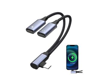Générique Adaptateur USB C USB C, Adaptateur Audio pour écouteurs Double Type C, câble adaptaeur Audio 2 en 1 de Type C, adapteur Casque et Chargeur pour Hommes Femmes Adultes