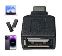 Générique Adaptateur USB | Convertisseur Type-C USB 2.0,Adaptateur Téléphone Mâle à Femelle Droit - pour Ordinateur De Bureau PC Téléphone Ordinateur Portable Tablette Voiture Voyage