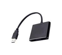 Générique Adaptateur USB Hdmii - Étend Écran Ordinateur Portable, Sortie Vidéo HD 1080p + Finition Argentée, Signal 1920x1080 + Vitesse 5Gbps, Boîtier Aluminium Résistant - pour Bureau Multii Écran