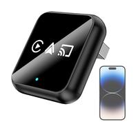 Générique Adaptateur USB sans Fil Auto - Accessoires Vidéo Auto,Convertisseur Mirroring Écran Auto,pour conducteurs, camions, berlines, SUV, trajets Quotidiens, Conduite en Ville, autoroute, Road