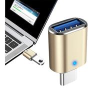 Générique Adaptateur USB-- Système De Synchronisation De Données Haute Performance, Indicateur De Connexion Lumineux LED, Structure D'interface Latérale Mâle USB-Femelle | Adaptateur Multi-a