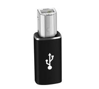Générique Adaptateur USB Type-C À L'imprimante - Convertisseur De Port Carré Compact | USB À Grande Vitesse C Femelle Tousb B Adaptateur Masculin | Convertisseur Adaptateurs D'imprimantes Adapté Di