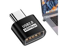 Générique Adaptateur USB Type C, Adaptateur 480Mbps pour Ordinateur Portable, Convertisseur Branchez et Utilisez pour Audio, Interface Moniteur et Voyage
