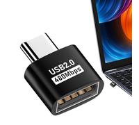 Générique Adaptateur USB USB Type-C,Adaptateur de de Données 480Mbps | Convertisseur Branchez et Utilisez pour Audio, Interface Moniteur et Voyage
