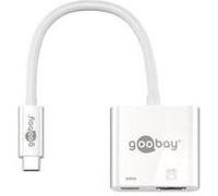 Goobay Adaptateur vidéo externe USB-C HDMI blanc