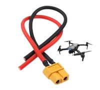 Générique Adaptateur XT60 | Connecteur XT60 Fiche Câble,Adaptateur Prise Pièces Station Filaire Portable pour Voiture Panneau Solaire Camping-Car Drone