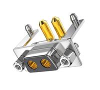 Générique Adaptateurs D-Sub DB2 2W2 40A, fiche à souder à 2 Broches Droite/coudée Droite pour scénario d ' électronique Domestique Automobile Industrielle
