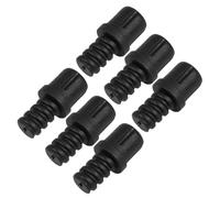 Générique Adaptateurs de Rechange pour Brosse Wc 16 MM Connecteur à Vis Autobloquant en Plastique Noir PP 6 Pièces Compatibles Manche de Brosse à Récurer pour Nettoyage Salle de Bain