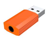 Générique Adaptateurs USB a TRRS Femelle 3, 5 mm Carte Son Externe Texture Plastique Convient écouteurs d ' Ordinateur Portable Plug and Play Adaptateurs Casque USB