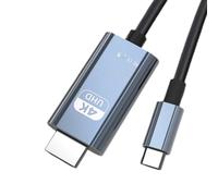 Générique Adaptateurs USB C à - Adaptateur USB C à | Cordon vidéo 4K60Hz pour ordinateur portable Monitor TV Soutiens les présentations de la salle de conférence