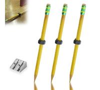 Générique Adhd Fidget Pencil, Textured Threaded Pencil for Adhd, Threaded Focus Fidget Pencils for Autism Kids With Sliding Nut, Twist And Write Pencils, for School, Office, Home (3PCS)