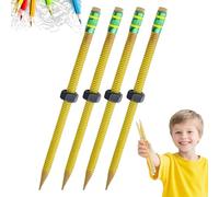 Générique ADHD Pencil, Threaded Fidget Pencil for ADHD & Anxiety, Fidget Pencils,Silent Sensory Tool Pen Perfect for School Office Home (4PCS)
