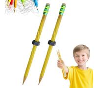 Générique ADHD Pencil, Threaded Fidget Pencil for ADHD & Anxiety, Fidget Pencils,Silent Sensory Tool Pen Perfect for School Office Home (2PCS)