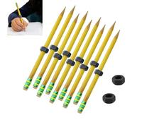 Générique Adhd Pencil -Threaded Pencil for Adhd, Silent Sensory Tool Stress Relief with Nut, Threaded Fidget Pen for Anxiety,School,Office,Home (9 Pcs)