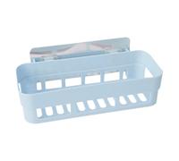 Générique Adhesive Shower - Drill Free Installation, Rust Proof Metal Wall Mounted Shelf, Fast Draining Design Bathroom Storage Rack, Large Capacity Shampoo Holder Bin | For Tile Glass Surfaces