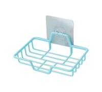 Générique Adhesive Soap Holder - HIPS Bathroom Storage Dish | Hollow Drain Nail-Free Design, Kitchen Countertop Sponge Saver, Dorm Hotel RV Organizer for Clutter-Free Organization and More