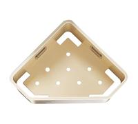 Générique Adhesive Sponge Rack - Efficient Drainage Design, 7 inch External Countertop, Weatherproof Damp Area Component, Durable Silver Fastener | Storage Aid for Scourers & Brushes