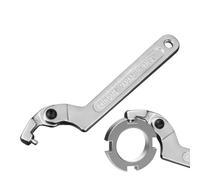 Générique Adjustable C Spanner Wrench, 19-51mm Chrome Vanadium Hook Tool