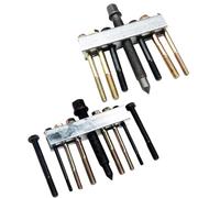 Générique Adjustable Crankshaft Pulley Remover - 35 Steel Tool Kit | 8-Piece and 10-Piece Sets for Automotive Engine Repair | Suitable for Crankshaft Belt Fans, Fan Gears