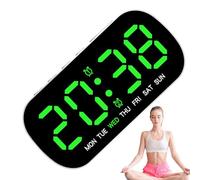 Générique Adjustable Desk Clock - Lightweight Table Clock, 13x3.5x6.5cm Digital Clocks for Bedside, Electronic Clocks Device, Home Room Timepiece, Bedroom Alarm for Home Office Tabletop Decor