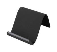 Générique Adjustable Desktop Phone Stand - Foldable Mobile Holder for Desk Viewing and Video Calls | Aluminum Alloy Frame with Non Slip Silicone Pads, Angle Rotation Support for Office Home Use