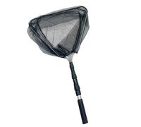 Générique Adjustable Fishing Landing Net - Foldable Trout Catfish Nets, Nets with Telescopic Handle, Aluminum Alloy Frame with Mesh Netting, Net Fishing Accessory, Angling Gear for Freshwater