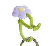 Générique Adjustable Heavy Duty No-Drill Flower Organizer - Desk Bag Hook For Handbags Wallet Umbrella | Bag Holder For Table Coat Jacket Schoolbag Organizer Offices Cubicle Home Chair