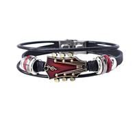 Générique Adjustable Leather Bracelets Men - Punk Wristbands For Men