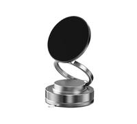 Générique Adjustable Phone Holder for Car, Magnetic Suction Cup Mount, ABS, Silicone, Space Saving Smartphone Stand for Dashboard, Windshield, Secure Grip, Interior Accessory, All Vehicles, 6x3x12cm