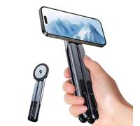 Générique Adjustable Portable Stand - Aluminium Alloy Tripod 18.15cm｜Magnetic Stand for Tablet Phone, Foldable Portable for Office Outdoor Indoor Desk Home, Stability and Versatility