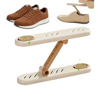 Générique Adjustable Shoe Rack | 2-Tier Expandable Sneaker Organizer | Adjustable Shoe Organizer with Aromatherapy Box | for Entryway, Front Door, Entrance, Closet, Bedroom, Dorm
