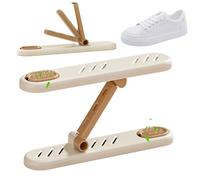 Générique Adjustable Shoe Rack | 2-Tier Sneaker Storage Rack | 20x14x4cm Adjustable Shoe Organizer with Aromatherapy Box - Versatile for Entryway, Front Door, Entrance, Closet, Bedroom, Dorm