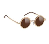 Générique Adjustable Tint Sunglasses,Round Sun Protection Driving Sunglasses | Portable Design UV Block Eyewear for Vacation Leisure Outdoor Sports City Walk Beach