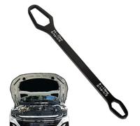Générique Adjustable Universal Wrench, Authentic Repair Tool Fit, 3mm to 24mm Nuts Double Ended, Double Ended Wrench, Automotive Diy Mechanical Carpentry Maintenance Motorcycle Usage