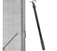 Générique Adjustable Window Shades Draw Rod - Extendable Cordless Blind Opener Stick, Roller Shade Pull Rod for Curtains Shades | Portable Home Tool for Travel Offices Bedroom Living
